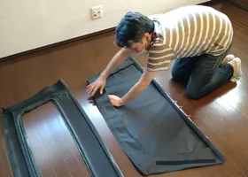 リアウィンドウガラス assy の再生 18