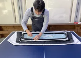 リアウィンドウガラス assy の再生 26
