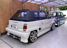 ホンダ シティ カブリオレ ターボ : ホイールのリムに反射ラインを追加 07