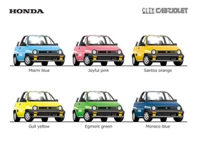 CITY CABRIOLET Color variations 2