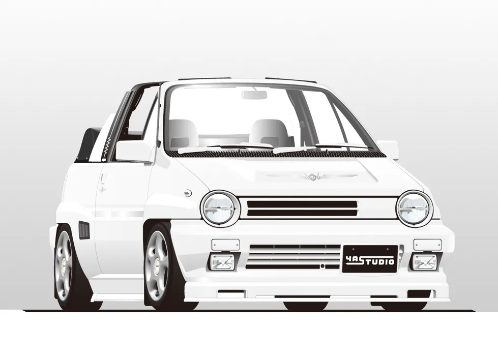 Greek White YASTUDIO Shiro-Cab