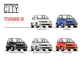 CITY TURBOII Color variations
