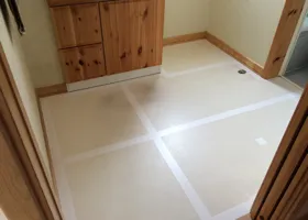 Dressing-room floor renewal 3