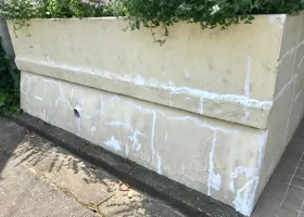 Repainting of the outer wall process 4