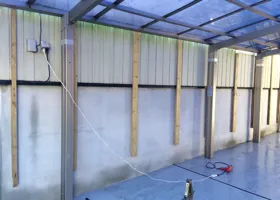 Remake of the parking lot wall process 0