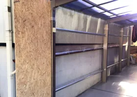 Remake of the parking lot wall process 4