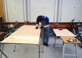 Wall to divide the room process 1