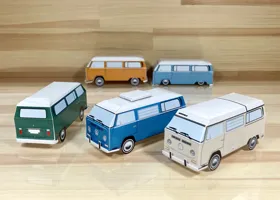 VolksWagen Type II Early Late BUS Front / VW タイプ2 アーリー バス 斜め前から