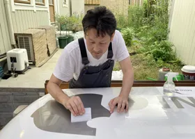 MINI Designer's choice logo on the roof / ミニ デザイナーズチョイス ロゴマークをルーフへ 6