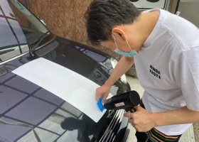 Racing stripe on the bonnet roof / レーシングストライプをボンネットへ 3