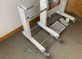 I added wood table to Industrial comprehensive feed arm sewing machine / 総合送りミシン 'TK-8B' 工業用総合送り腕ミシンにウッドテーブルを取り付けて平ミシン化 process 12