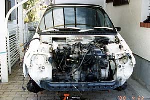 1日目の解体作業