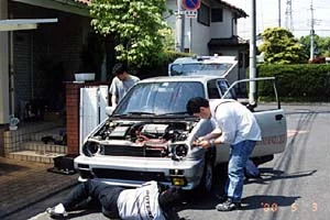 ドナーの解体風景