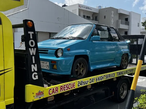積載車上のフロント